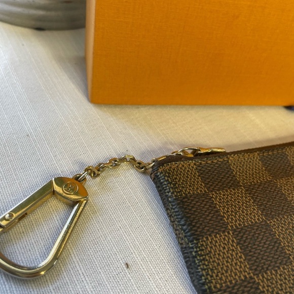 Louis Vuitton Damier Pochette Cles Wallet Coin Purse EC AUTHENTIC - Picture 3 of 5